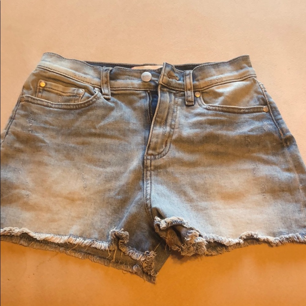 PINK jean shorts used